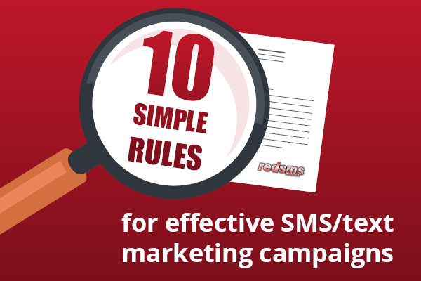 10 simple rules for effective SMS/text marketing campaigns